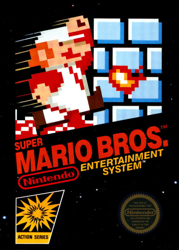 Super Mario Bros. game cover