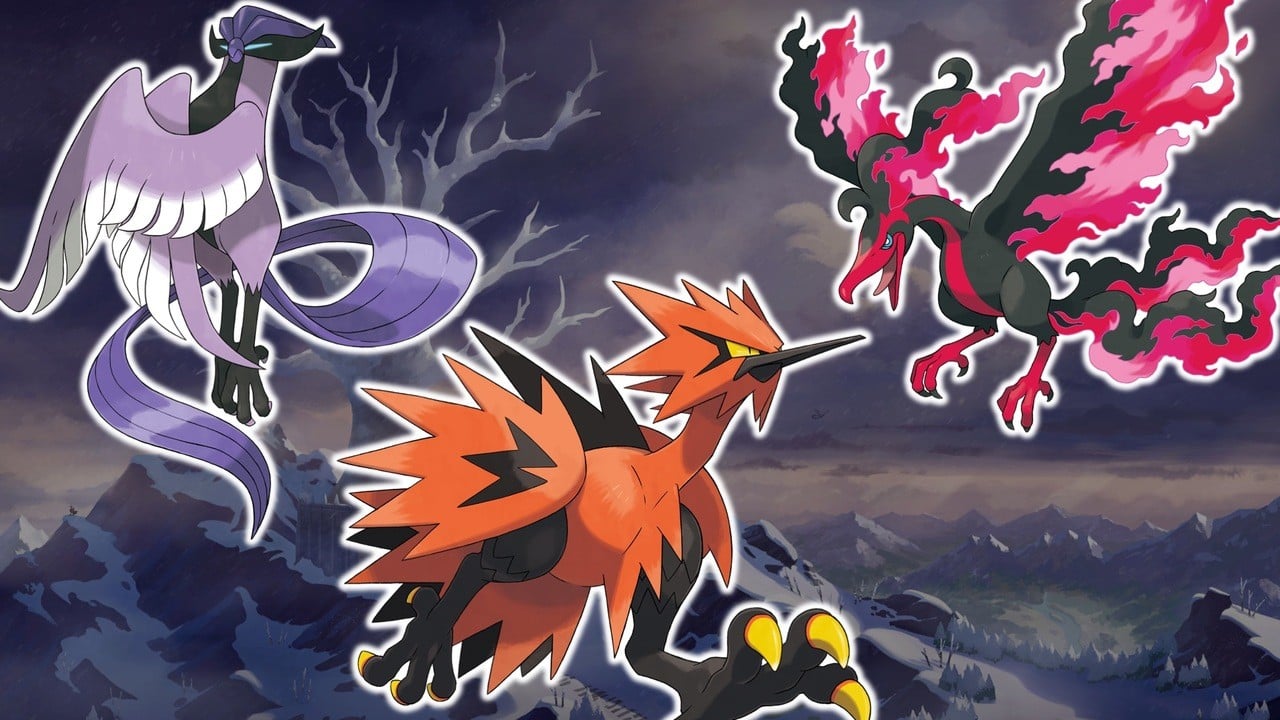 SHINY 6IV Articuno Zapdos Moltres Pokemon Sword and Shield 