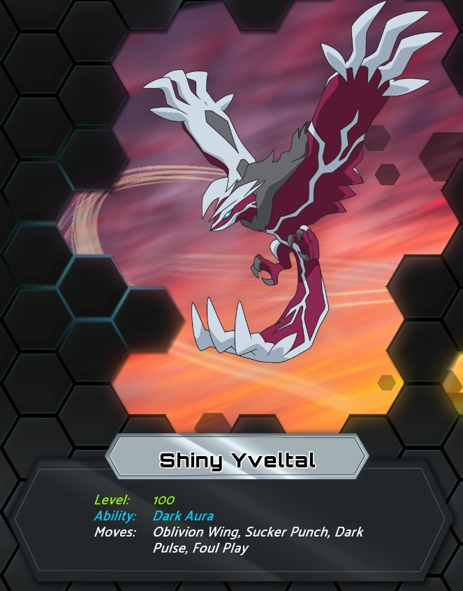 This time around it's a Shiny Yveltal up for grabs in the 'Myster...