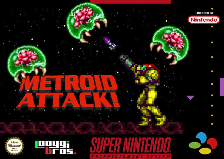 Metroid Attack Box Art B