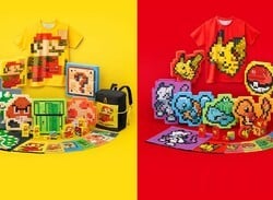 Pokémon And Super Mario Collide In This Subtle, Pixel Art Merchandise Crossover