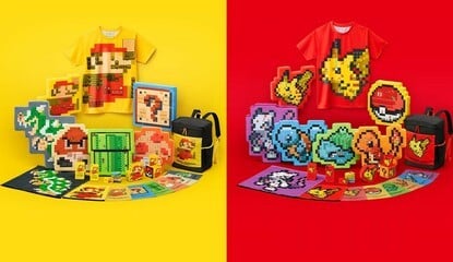 Pokémon And Super Mario Collide In This Subtle, Pixel Art Merchandise Crossover