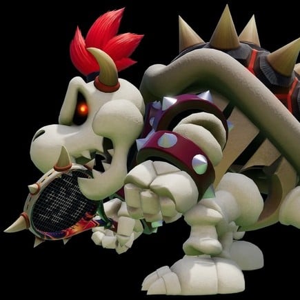 Mario Tennis Fever - Dry Bowser