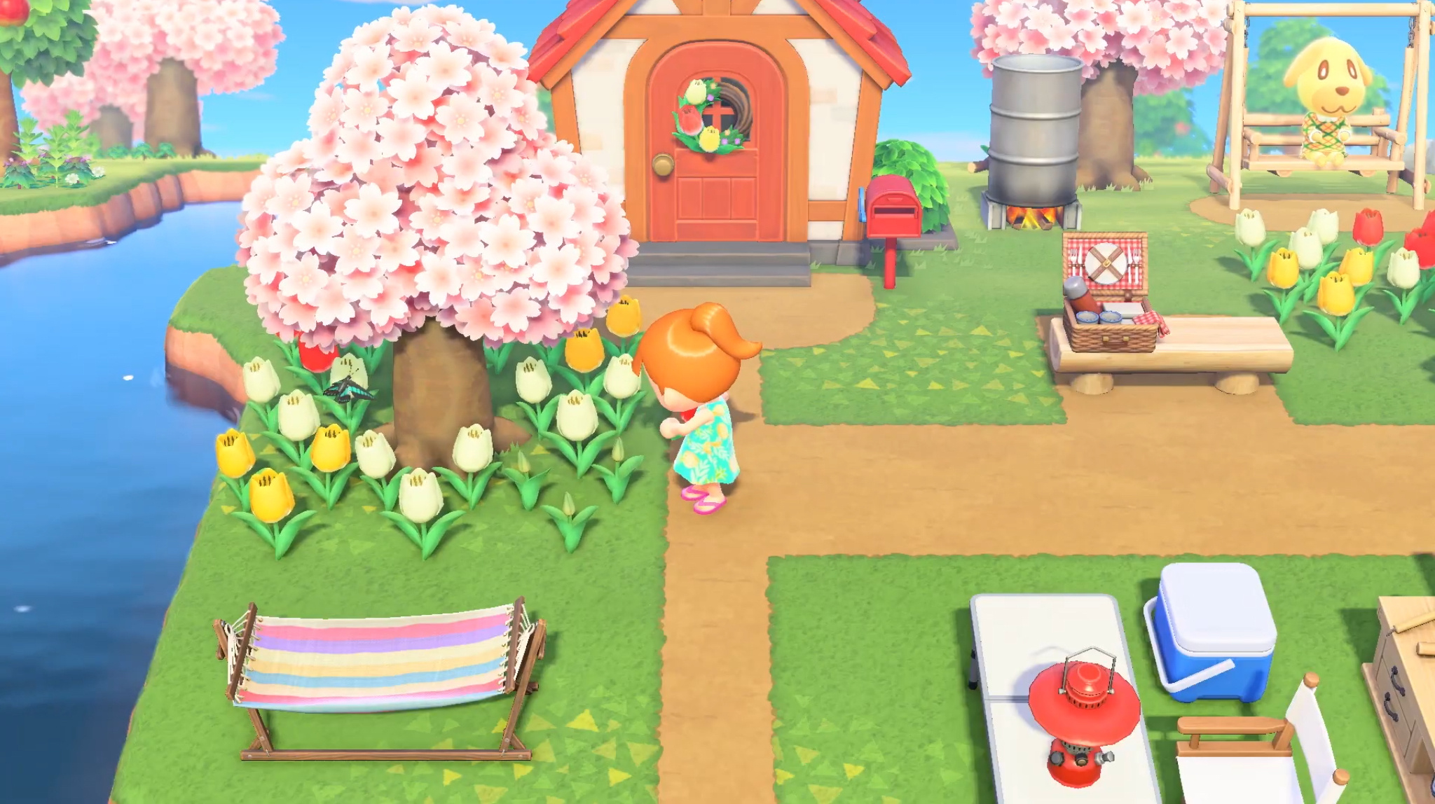 animal crossing zoom background video