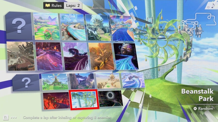 Kirby Air Riders Air Ride Track