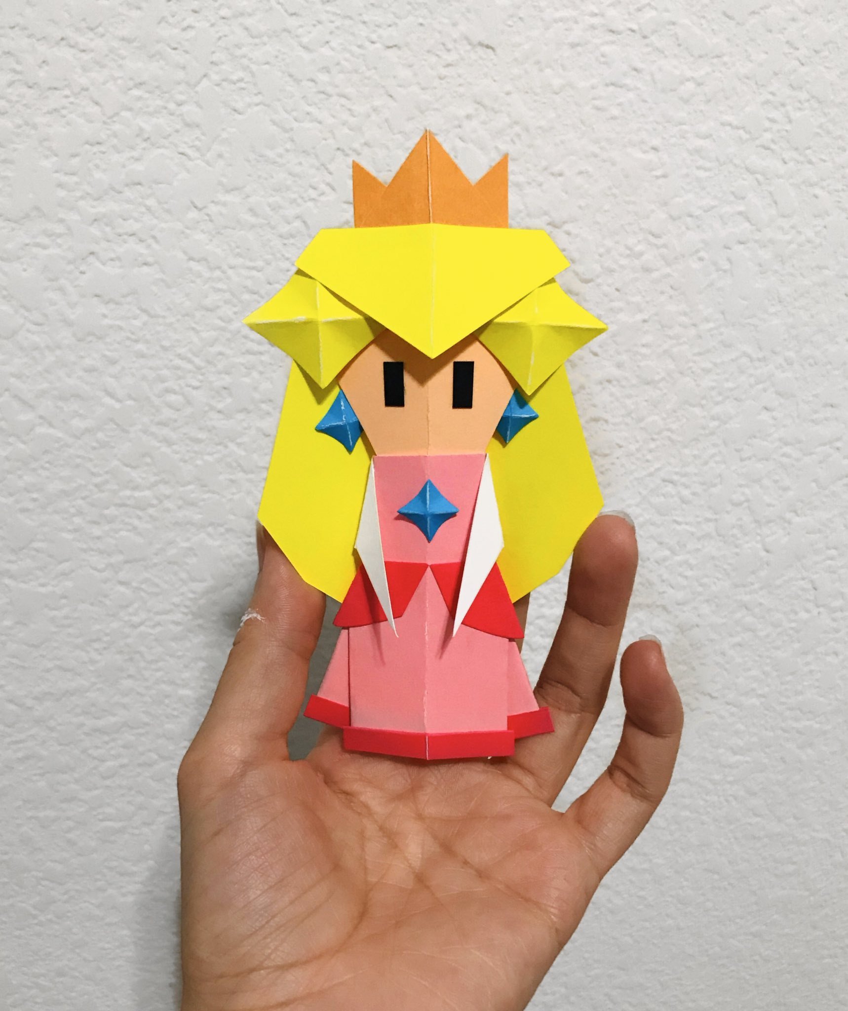 Random: Check Out This Amazing Origami Peach Inspired By Paper Mario