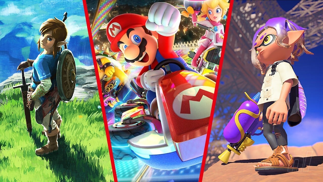 Every First-Party Nintendo Switch Game That Has Sold Over One