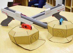 Using Nintendo Labo And Model NES Zappers To Play A Game Of Laser Tag