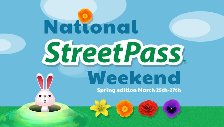 Nintendo 3DS StreetPass: National StreetPass Weekend Spring Edition Announced