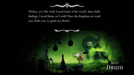 Moss Druid for Berry Picking Wish Silksong