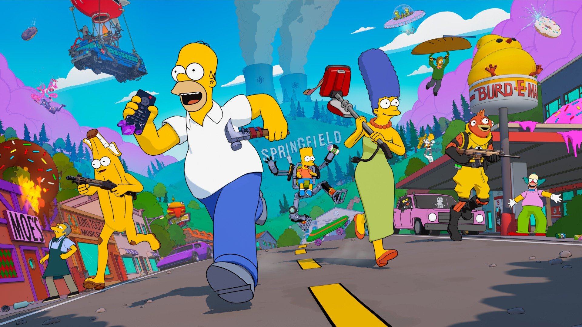 Fortnite x The Simpsons Collaboration: Springfield Island Arrives with Battle Royale Event on Nintendo Switch