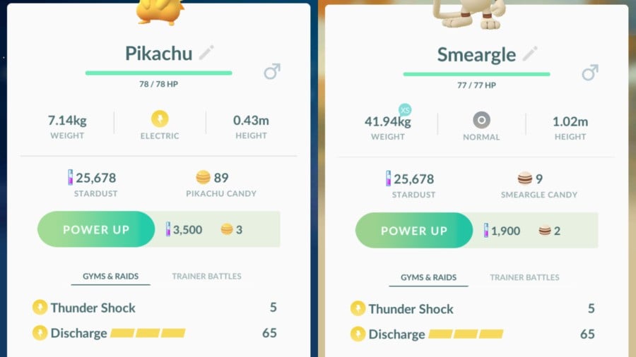 Smeargle Copied Moveset From Pikachu