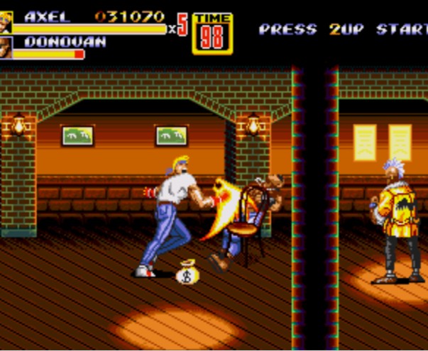 streets of rage remake move list