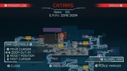 Metroid Dread Cataris Map 6