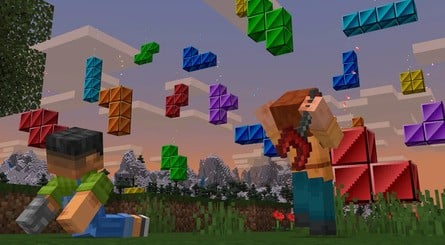 Minecraft X Tetris