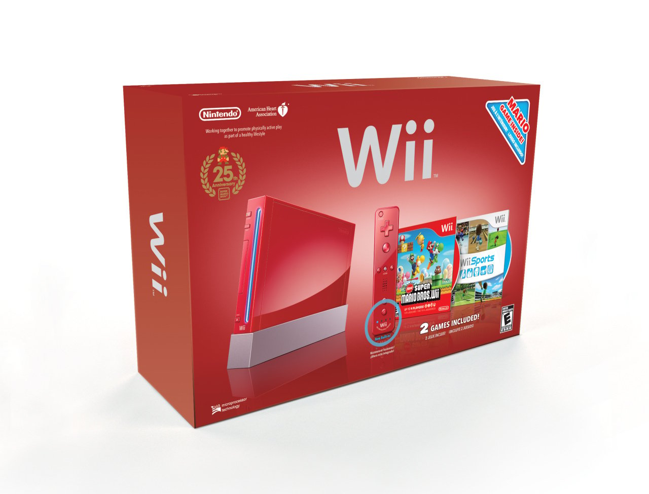 New Super Mario Bros. Wii , Mario Kart & Wii Sports Resort set Wii