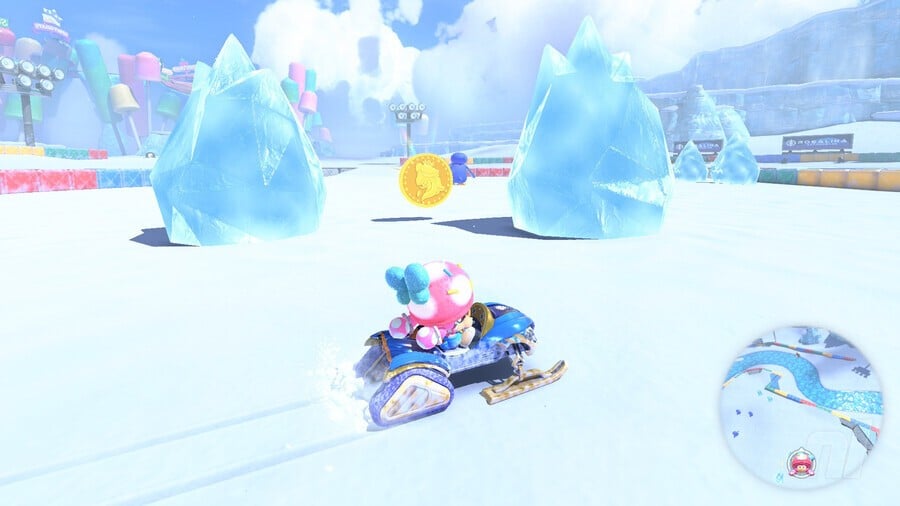 Snow Peach Medallion 13