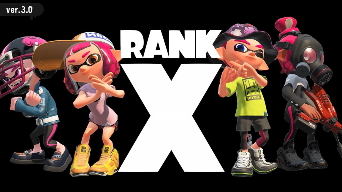Nintendo Reveals Details About Rank X In Splatoon 2 Nintendo Life