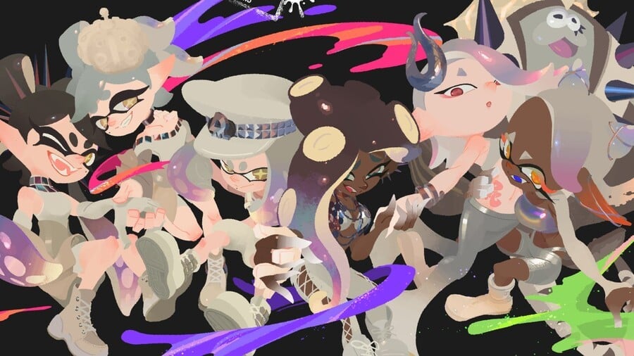 splatoon 3 Bearbeiten des offiziellen Kunstwerks des Grand Festival