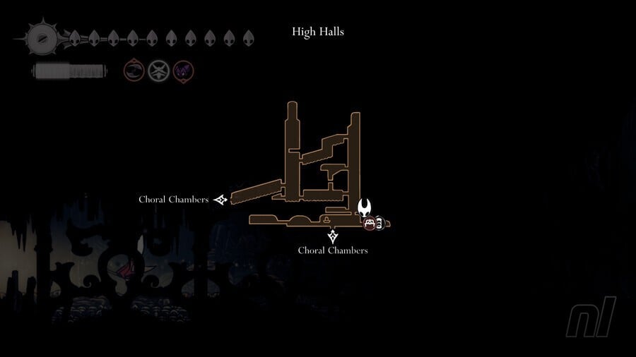 High Halls map