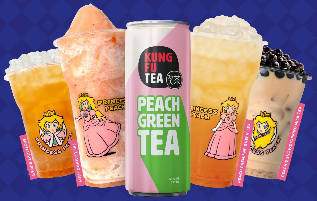 Princess Peach: Showtime! and Kung Fu Tea Launch Limited-Edition Bubble Tea Collaboration Ahead of Nintendo Switch Release