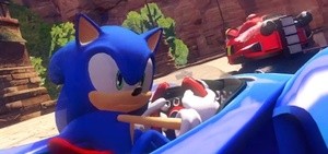 The Japanese release of Sonic & All-Stars Racing Transformed got stuck in traffic for a while