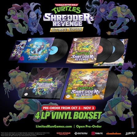 Teenage Mutant Ninja Turtles: Shredder's Revenge LP Vinyl Boxset