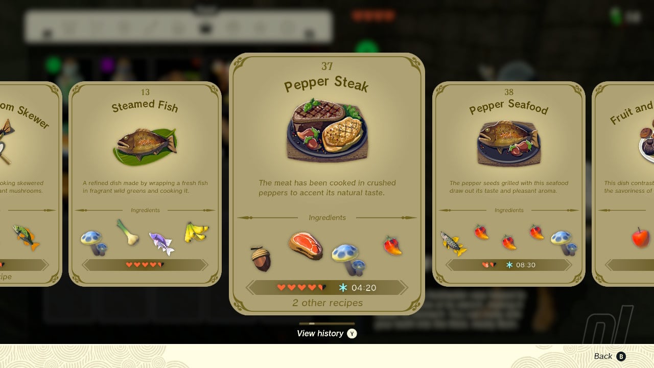 Zelda Tears Of The Kingdom Best Recipes How To Cook Full Recipe