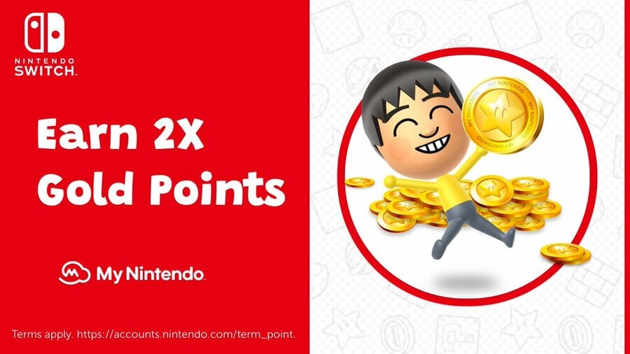 Earn 2x Gold Points Nintendo