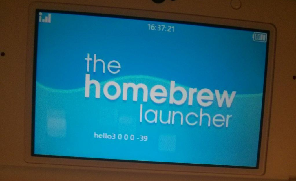 homebrew launcher 3ds version
