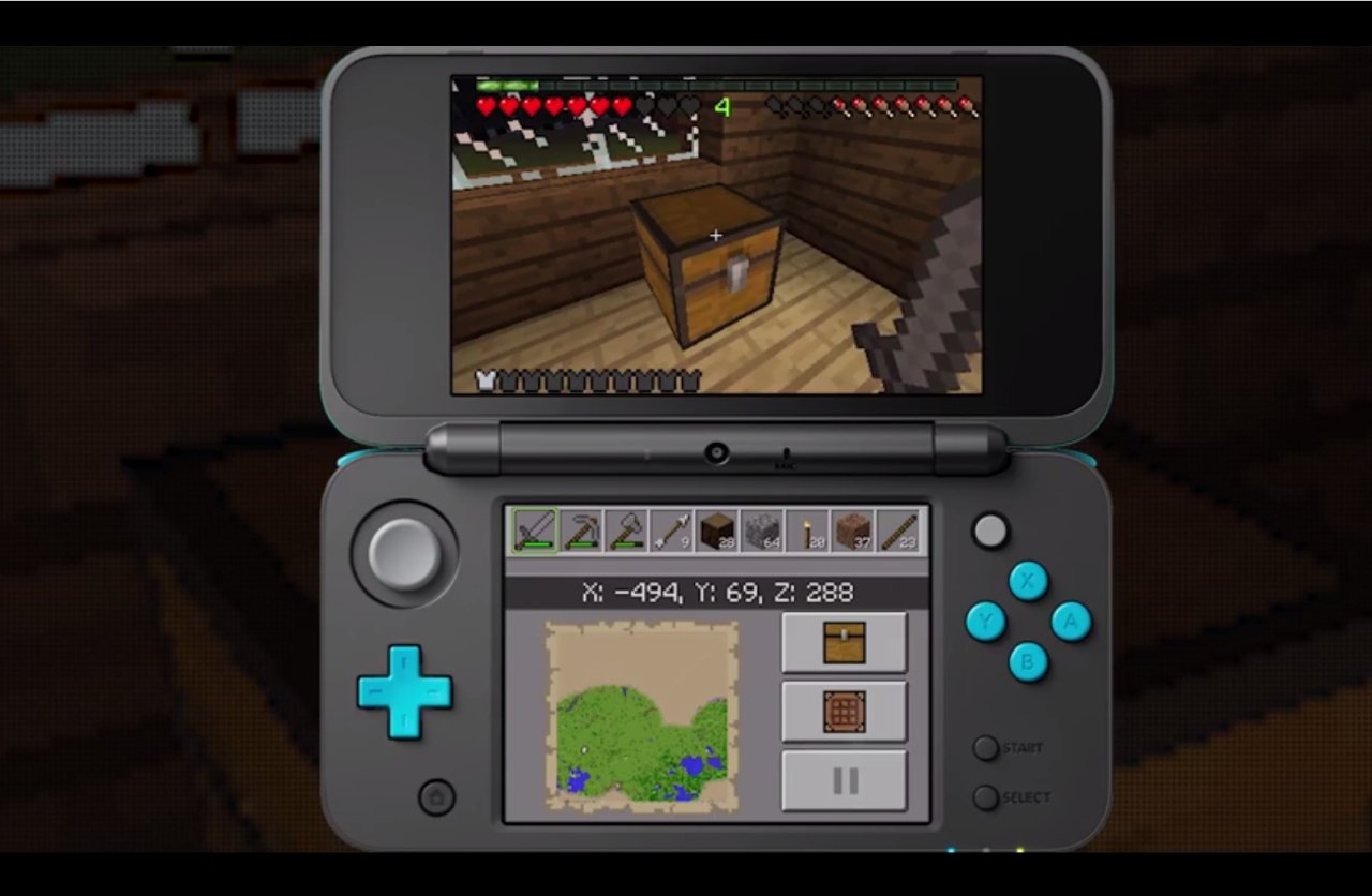 New nintendo 3ds xl hot sale minecraft