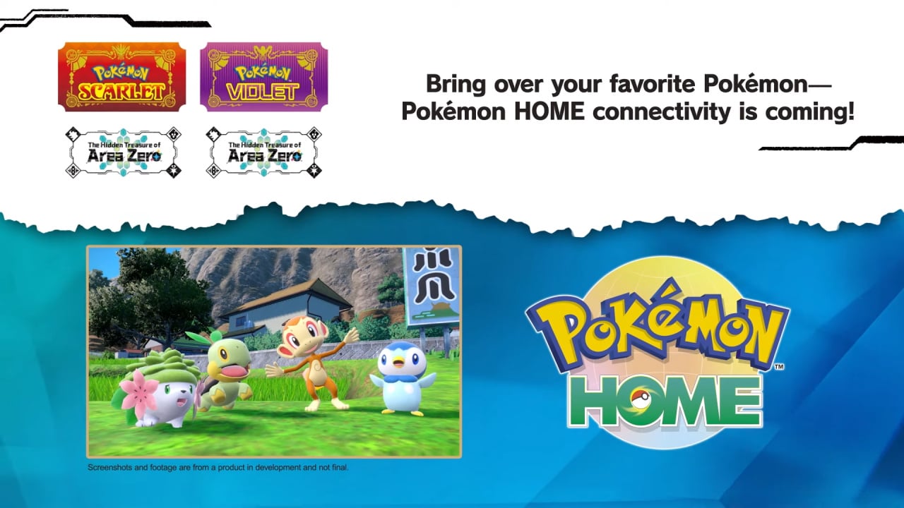 Pokemon Scarlet and Violet are definitely getting Pokemon Home connectivity  next week