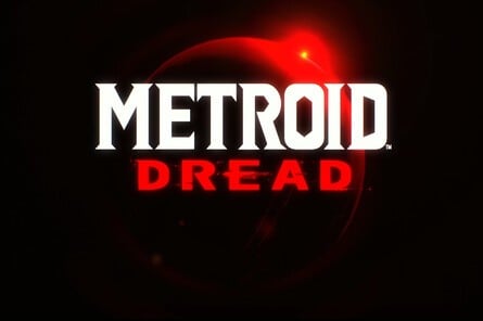 Metroid Dread Title Screen