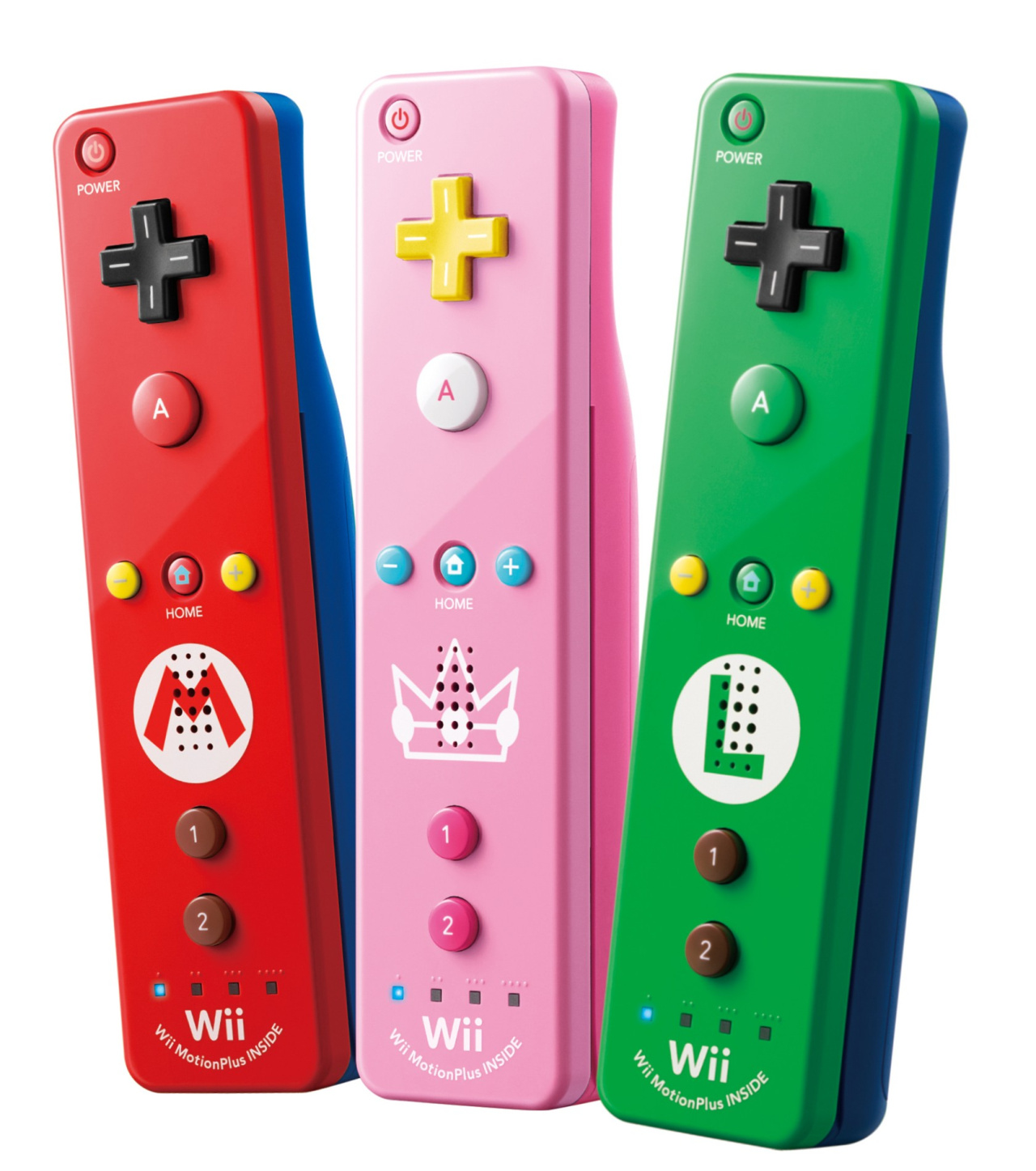 Luigi Wii Remote with motionplus blog.knak.jp