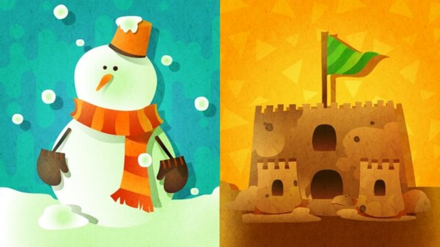 Snowman or Sandcastle?