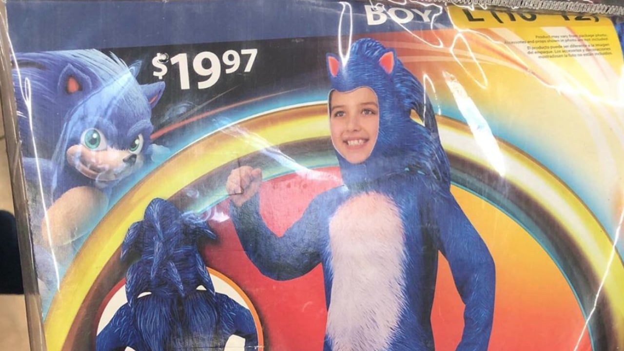 bootleg sonic costume