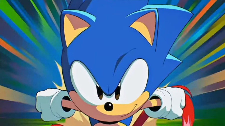 Sonic Origins Green Hill Zone Animated Cutscene