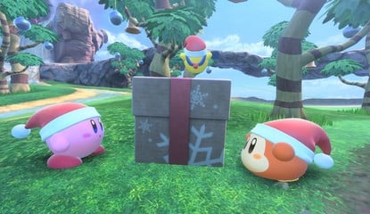 Kirby Air Riders New Event Starts This Week, Includes Kirby Santa Hat Reward