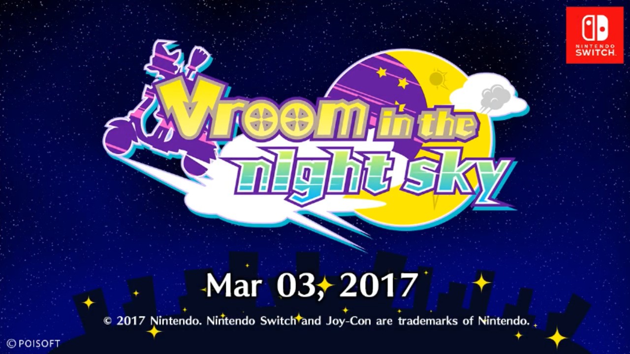 夜空的Vroom加入Nintendo Switch發射陣容