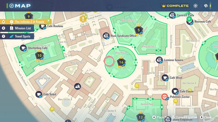 Wild Zone 16 Pokémon Legends: Z-A