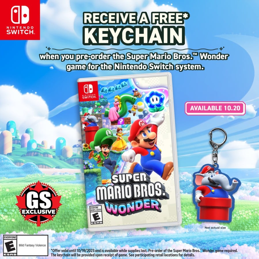 Super Mario Bros. Wonder GameStop Pre-Orders Revealed (North America)