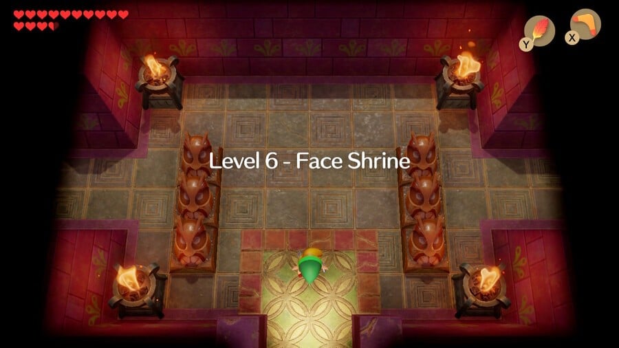 Face Shrine starting room