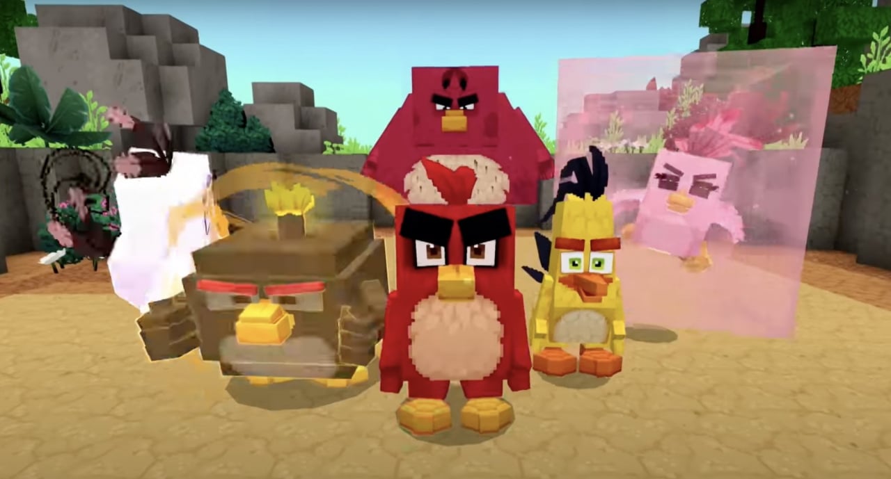Angry Birds Catapults Into Minecraft With Its Own Adventure World