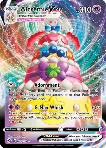 Pokemon TCG Champion S Path Alcremie VMAX (23)