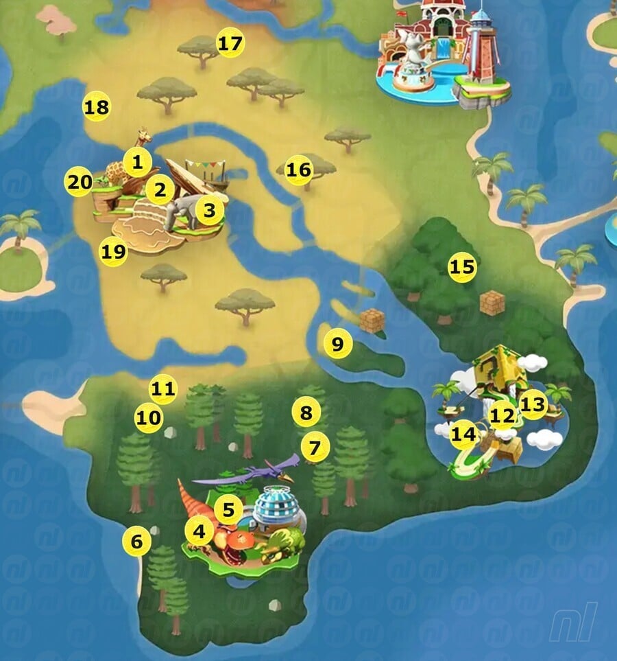 Jungle Safari Peach Medallion Map Mario Kart World
