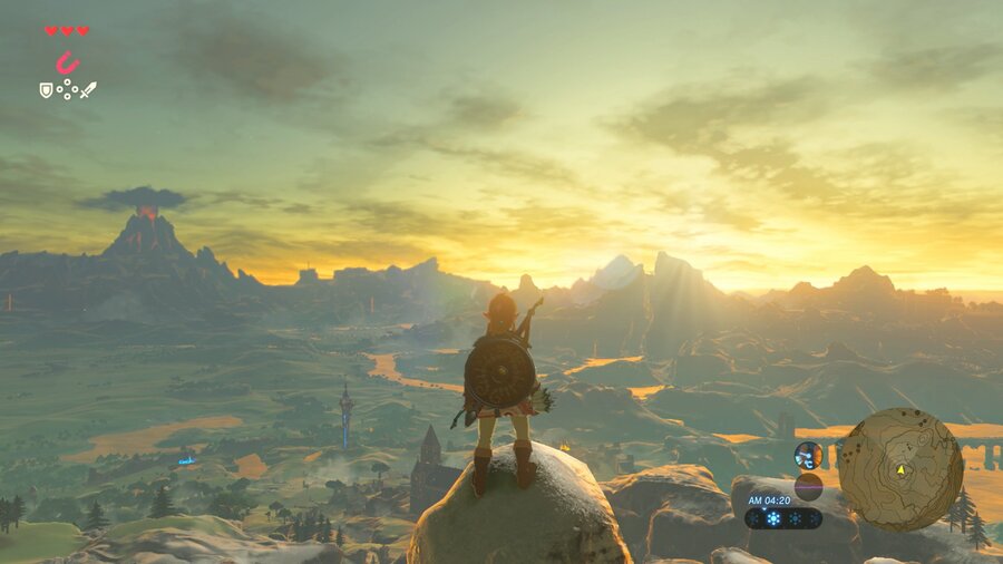 Zelda: Breath of the Wild has a modest file size considering the scale of the game