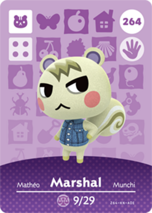 Marshal amiibo card