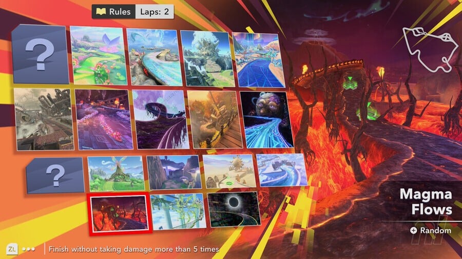 Kirby Air Riders Air Ride Track