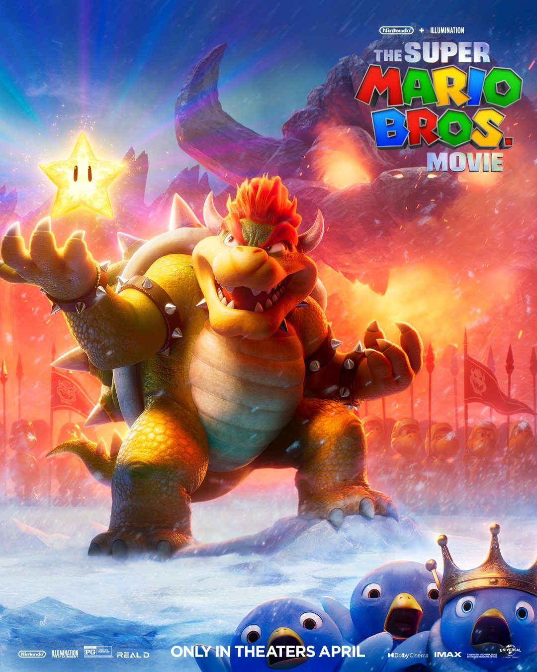 New Koopa Troopa And Bowser Mario Movie Poster, Super Mario Bros