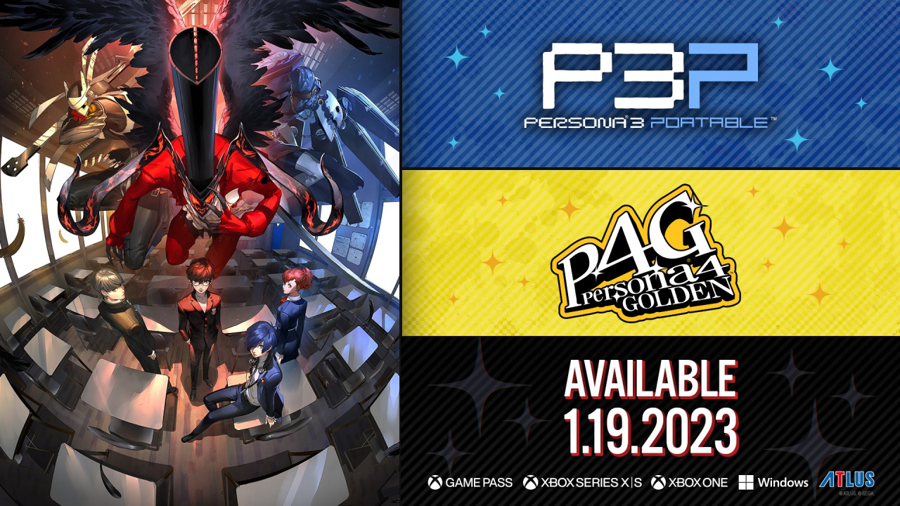 Persona 5 Royal, Persona 4 Golden, Persona 3 Portable coming to Switch